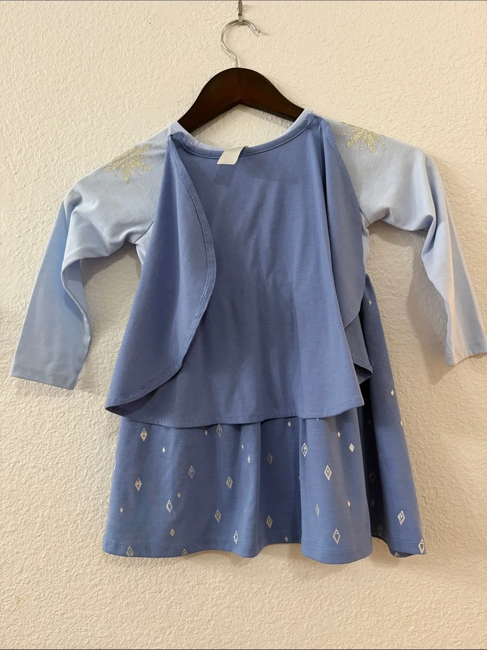 GAP Light Blue & Periwinkle Long Sleeve Girls Dress Top